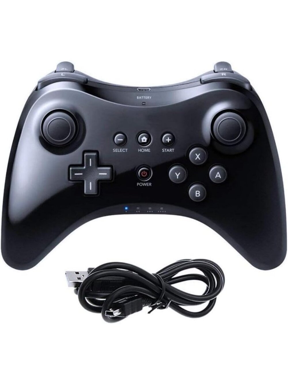 Wireless Pro Game Controller for Wii U - Rechargeable Gamepad with Charging